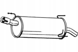Bosal 185-959 Bosal кінцевий глушник 185-959 opel meriva a