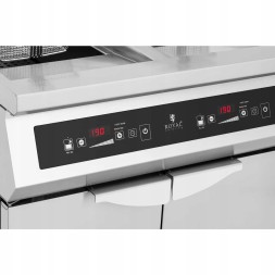 Китай WEW-SC-HP-1023354 Індукційна фритюрниця Royal Catering 2x30л 20000Вт 60-190°C 380В для закладів громадського харчування