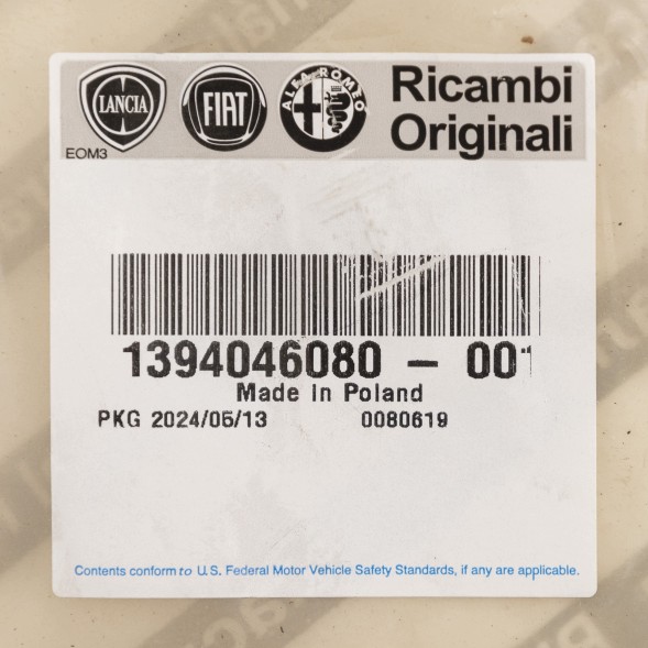 Fiat OE Нагрівальний шланг OE Fiat Ducato Peugeot Boxer Citroen Jumper 1394046080