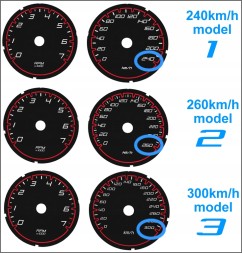 Moman 0089688086360 Dodge CHARGER тахо-циферблати заміна MPH км/год