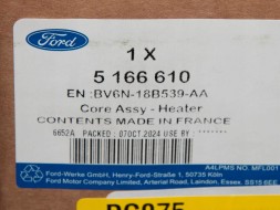 Ford OE BV6N-18B539-AA Охолоджувач обігрівача ford c-max 10- 15- фокус 11-