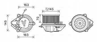 AVA Quality cooling PE8510 Внутрішній вентилятор