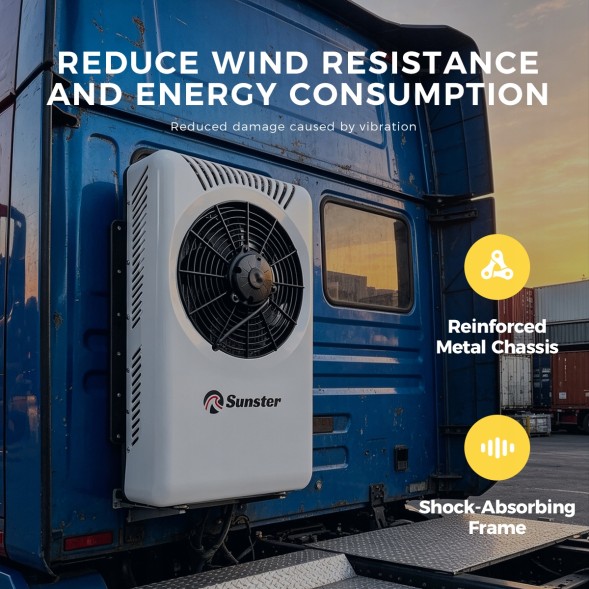 Sunster Sunster-AC1 24V Кліматизація sunster 24v split для автобусів, вантажівок, кабін і камперів