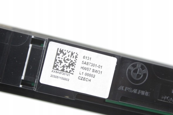 BMW OE 5B4AF67 61315B4AF67 5A87301 СЕНСОРНА ПАНЕЛЬ ДВЕРЕЙ ЛІВА ПЕРЕДНЯ BASE MEMORY BMW G60 G61