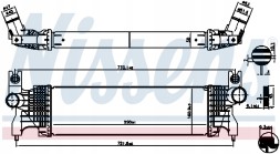 Nissens 961556 Інтеркулер nissens 961556