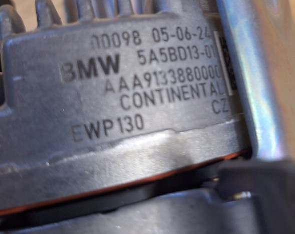 BMW OE 11515A5BD13 5A5BD13 BMW G20 G01 LCI X3 G06 G30 Електрична помпа охолоджуючої рідини G11 G12 G05 G07
