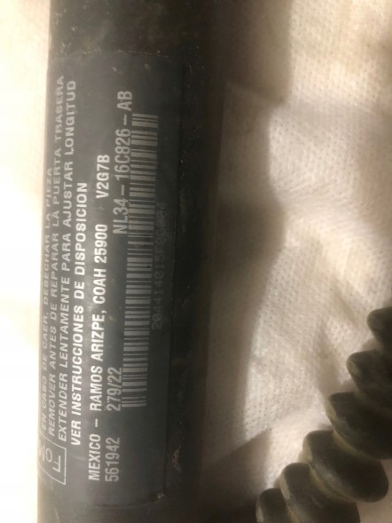 Ford OE NL34-16C826-AB NL3416C826AB NL34 16C826 AB Б/у привод капота Ford F150 2022- NL34-16C826-AB Оригінал