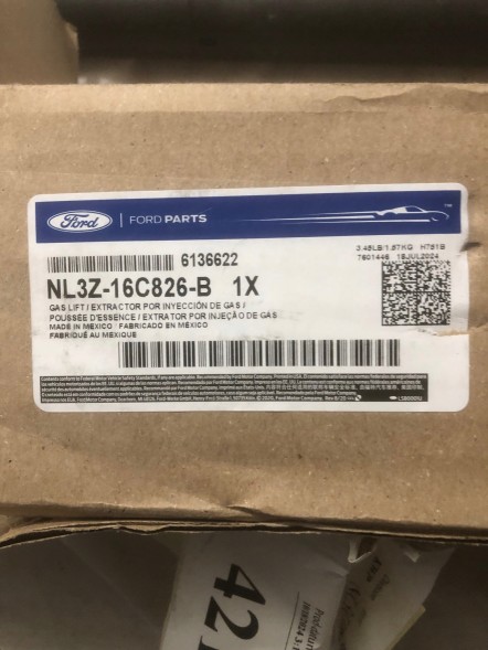Ford OE NL34-16C826-AB NL3416C826AB NL34 16C826 AB Б/у привод капота Ford F150 2022- NL34-16C826-AB Оригінал