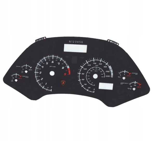 Moman 0089688084069 Lamborghini Murcielago Показує одометр MPH на км/год