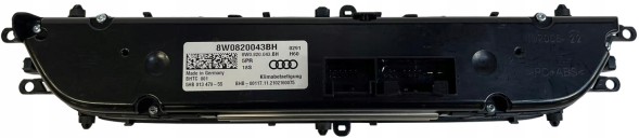 Audi OE Панель кондиціонера Audi A4 8W A5 Lift 8W0820043BH