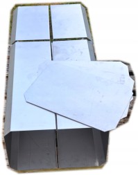 Китай 5904013445566 Паливний бак Multicar M25 4x2, комплект INOX під зварювання, двокамерний