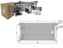 Nissens NIS94748(iMOTO) Конденсатор кондиціонера mitsubishi lancer vi lance + набір водія #37