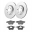 Sunrich SR.01.4424 + SR0570.02-1607 ГАЛЬМІВНИЙ КОМПЛЕКТ 2 х диски + колодки VOLVO C30, S40 II, V40 передні+ !