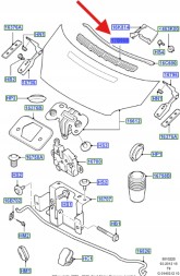 Ford OE РЕШІТКА РАДІАТОРА FORD TRANSIT MK6 2006- ОРИГІНАЛ 1493805 _ 6C11-V16585-CBYYGY