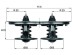 V-maxzone Part VIC-135904 Термостат охолоджуючої рідини TX 32 80D для SCANIA 4, 4 BUS, G I, K I, N