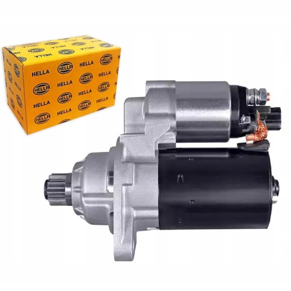 Hella 8EA 012 527-551 Стартер hella 8ea 012 527-551 12v 10 зубців audi seat skoda vw