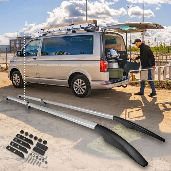 CHROMEMASTER OM-RR-D0011M-001 Пороги даху багажник для MERCEDES VITO III W447 2014- LONG | ДОВГИЙ