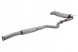 Xforce E4-SW08-CBS Вихлопна система cat-back 3 дюйми з нержавіючої сталі 409 для Subaru WRX