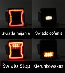 VLAND LED-JL-NEW-CLASSIC Задні ліхтарі LED Європа для Jeep Wrangler JL 2018-2024