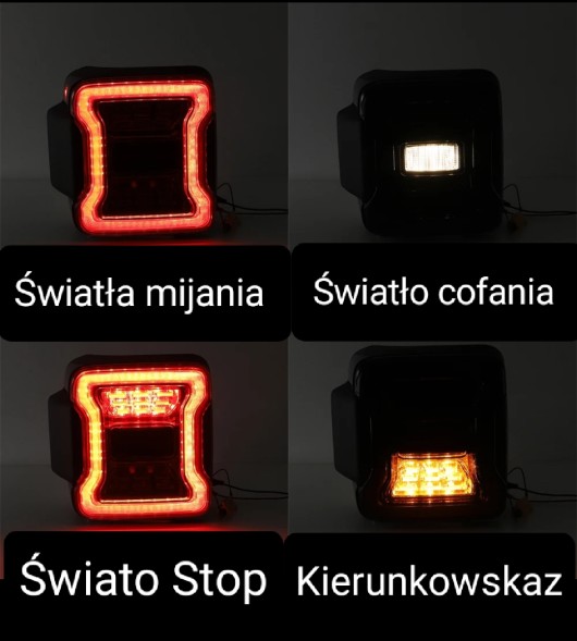 VLAND LED-JL-NEW-CLASSIC Задні ліхтарі LED Європа для Jeep Wrangler JL 2018-2024