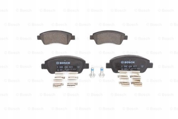 Китай 0 986 494 623 + 0 986 478 618 CITROEN BERLINGO I (MF) Гальмівні колодки передні Bosch CITROEN BERLINGO I 1 266