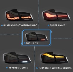 VLAND LDBMK6 mhm Комплект задніх ліхтарів Vland Full Led Neon Oled Tuning Bmw 5 f10 09- Lci FL 13-17