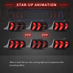 VLAND 32S291-5 mhm Лампи тиль kpl Full Led Neon Діоди Анімації Тюнінг Ford Mustang V 5 Lift 09-