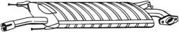 Bosal 279-437 Центральний глушник bos279-437 279-437