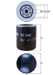 OC248 MAHLE ORIGINAL Фільтр мастил
