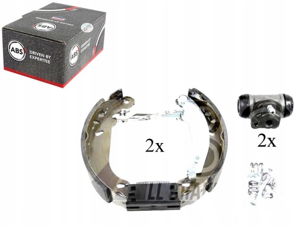 A.B.S PRO/111416 ABS Комплект щелеп з циліндрами renault clio a.B.S. + Асистент зіткнення #34