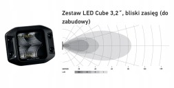 Hella 1FA 358 176-831 Hella набір black magic cube 3,2", ближній радіус дії/ для установки 1fa358176831