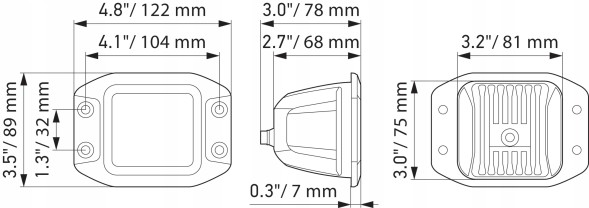 Hella 1FA 358 176-831 Hella набір black magic cube 3,2", ближній радіус дії/ для установки 1fa358176831