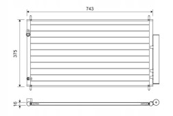 Valeo 822606 Конденсатор, кондиціонер valeo 822606