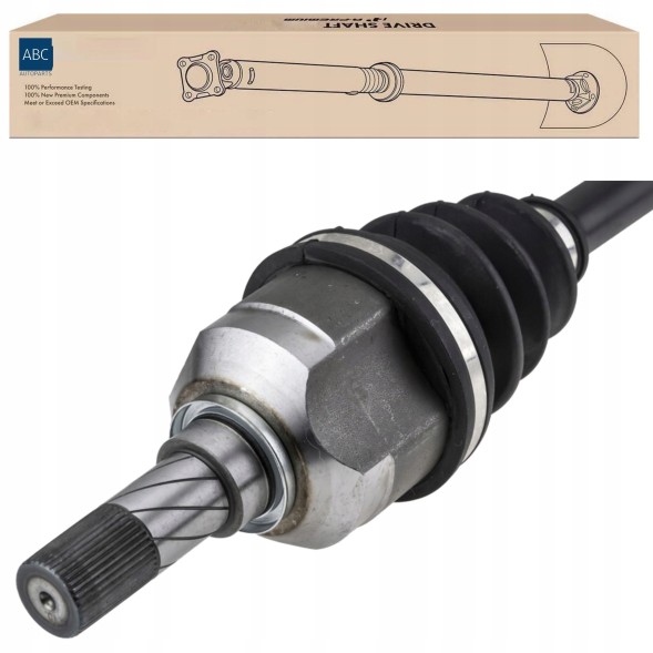 Китай abc-21.11A/25 ПІВОСЬ ЛІВА RENAULT LAGUNA III 2.0 dCi 2.0 GT МЕХАНІЧНА КОРОБКА ПЕРЕДАЧ
