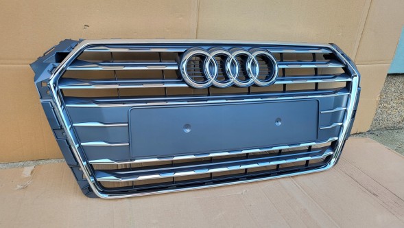 Audi OE GRILL ATRAPA AUDI A4 B9 8W0 PRZED LIFTEM 2015-2019 CHROM NOWY Камера радіатора GRILL Audi A4 B9 8W0 8W 15-19 ХРОМ OE 8W0853651AB НОВА