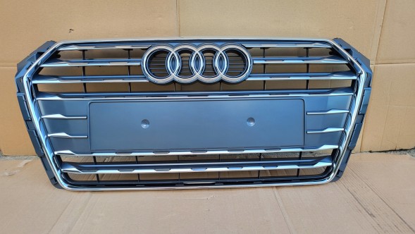 Audi OE GRILL ATRAPA AUDI A4 B9 8W0 PRZED LIFTEM 2015-2019 CHROM NOWY Камера радіатора GRILL Audi A4 B9 8W0 8W 15-19 ХРОМ OE 8W0853651AB НОВА