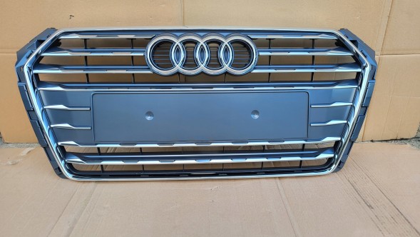 Audi OE GRILL ATRAPA AUDI A4 B9 8W0 PRZED LIFTEM 2015-2019 CHROM NOWY Камера радіатора GRILL Audi A4 B9 8W0 8W 15-19 ХРОМ OE 8W0853651AB НОВА