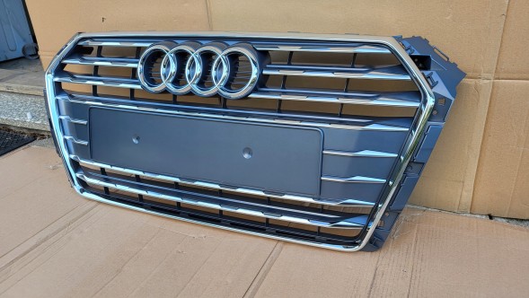 Audi OE GRILL ATRAPA AUDI A4 B9 8W0 PRZED LIFTEM 2015-2019 CHROM NOWY Камера радіатора GRILL Audi A4 B9 8W0 8W 15-19 ХРОМ OE 8W0853651AB НОВА