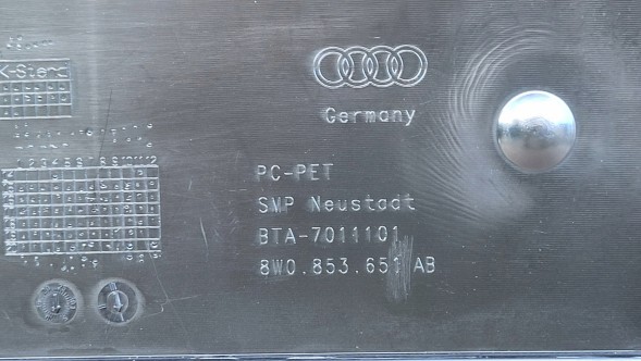 Audi OE GRILL ATRAPA AUDI A4 B9 8W0 PRZED LIFTEM 2015-2019 CHROM NOWY Камера радіатора GRILL Audi A4 B9 8W0 8W 15-19 ХРОМ OE 8W0853651AB НОВА