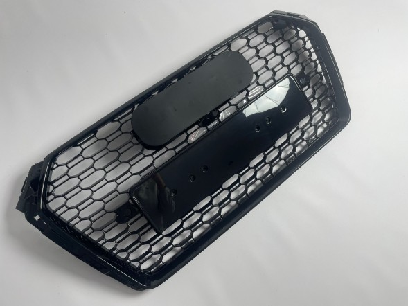 Китай AUDI A5 8T LIFT GRILL ATRAPA CHŁODNICY PLASTER MIODU 13-16 CZARNY POŁYSK Решітка радіатора Audi A5 8T рестайлінг чорний глянець