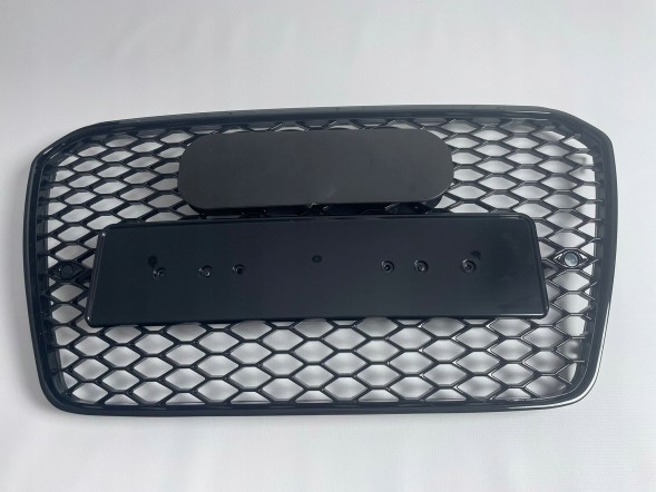 Китай AUDI A5 8T LIFT GRILL ATRAPA CHŁODNICY PLASTER MIODU 13-16 CZARNY POŁYSK Решітка радіатора Audi A5 8T рестайлінг чорний глянець