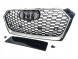 PA 8W6853651R PLASTER MIODU SILVER РЕШІТКА РАДІАТОРА (ГРИЛЬ) ПЕРЕДНЬОГО БАМПЕРА AUDI A5 8W6 2016-2020р. ДИЗАЙН RS5 СОТОВИЙ СРІБНИЙ