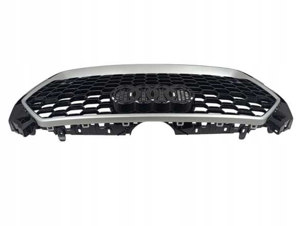 PA 8W6853651R PLASTER MIODU SILVER РЕШІТКА РАДІАТОРА (ГРИЛЬ) ПЕРЕДНЬОГО БАМПЕРА AUDI A5 8W6 2016-2020р. ДИЗАЙН RS5 СОТОВИЙ СРІБНИЙ