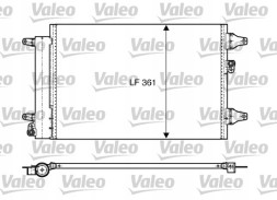 Valeo 818004 Конденсатор, кондиціонер valeo 818004