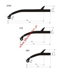 Китай Poszerzenia 10 cm РЕМІС ГУМОВА БРАЗОВИК 100MM 4X4