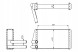 NRF 54267 Обігрівач land rover landrover захисник 90 2.5д/