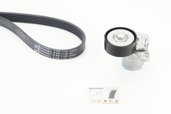 6PK1130K3 CONTINENTAL Натяг паса комплект