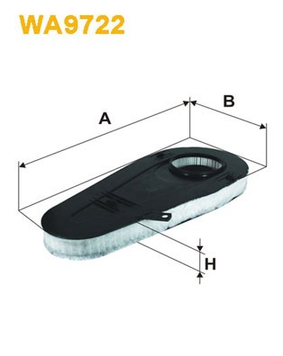 WA9722 WIX FILTERS Фільтр повітряний