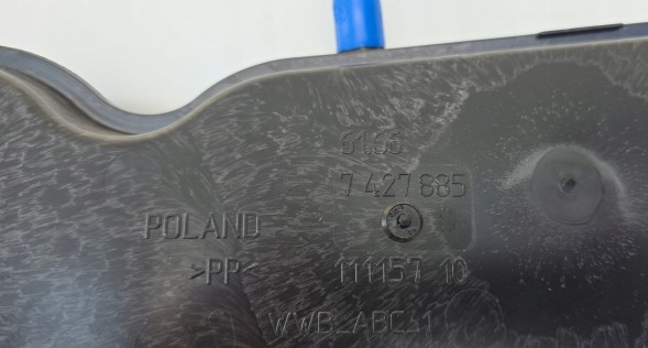 BMW OE 7427885 BMW G26 ZBIORNIK ZBIORNICZEK SPRYSKIWACZY BMW G26 БАК ДЛЯ ЗБІРНИКІВ ОМИВАЧІВ 7427885