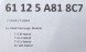 AK 61125A818C7 BMW Кабель піротехнічний патрон плюс BMW G05 G11 G12 G30 Hybrid 61125A818C7